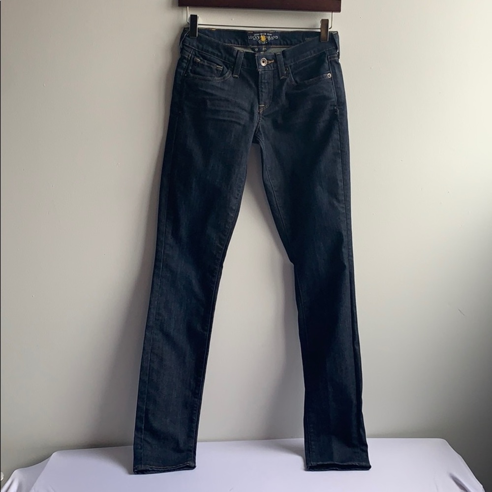 Lucky Brand Skinny Jeans Sz 0 . - Picture 2 of 10